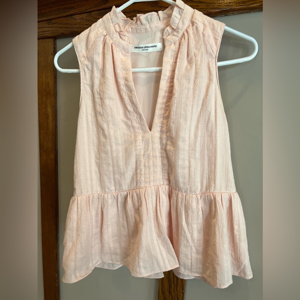 Amanda Uprichard Pink Top Size XS